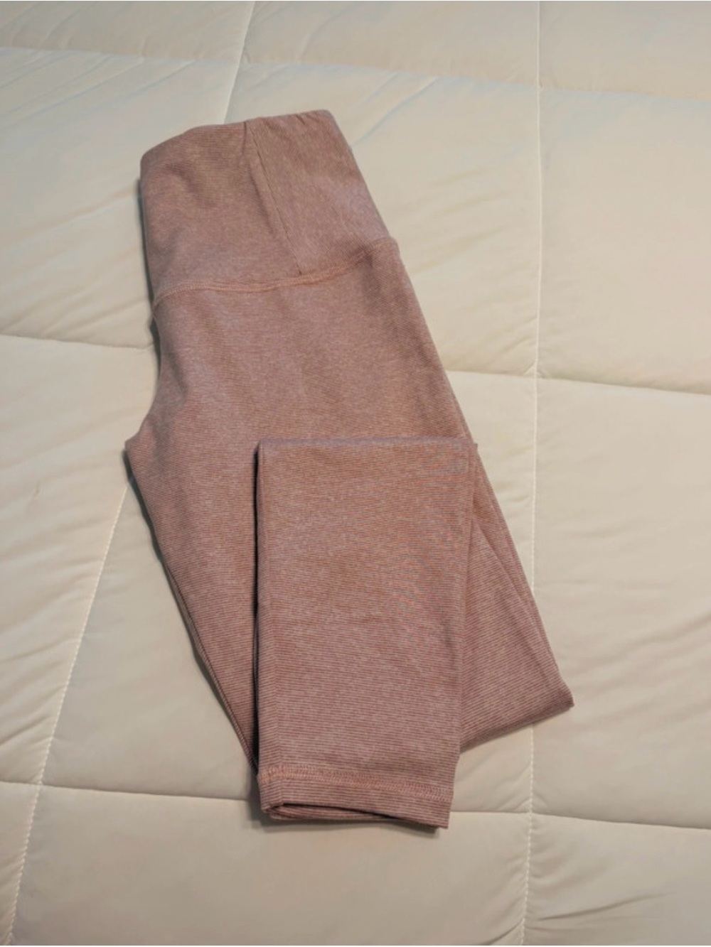 Jockey Women's High-Waist Leggings in Pink and White